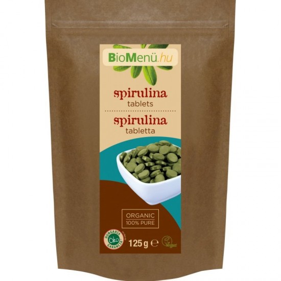 Biomenü Bio Spirulina Tabletta 125 G