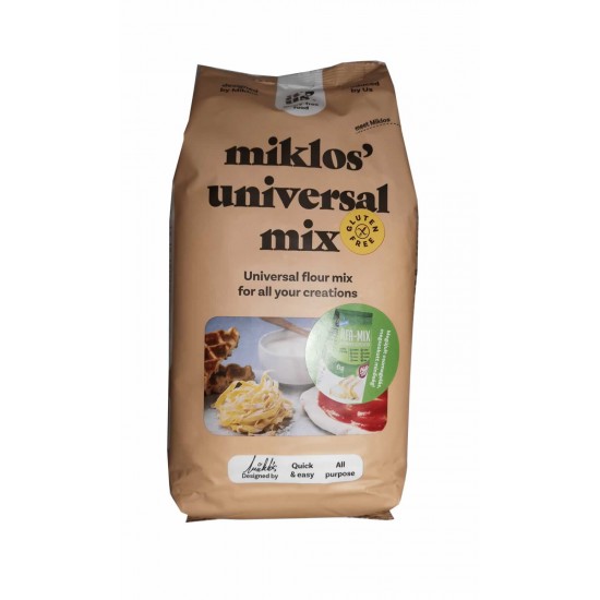 It's Us Gluténmentes Miklós Universal Mix Lisztkeverék 1000g It's Us Gluténmentes Miklós Universal Mix Lisztkeverék 1000g