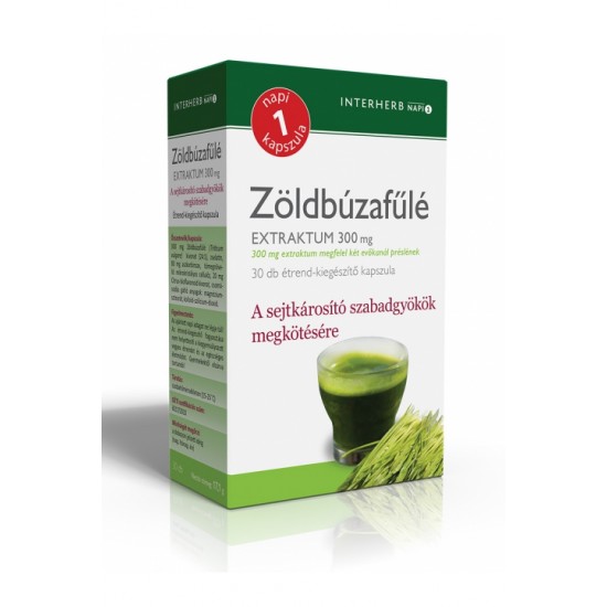 Interherb Napi 1 Zöldbúzafűlé Kapszula 30 Db