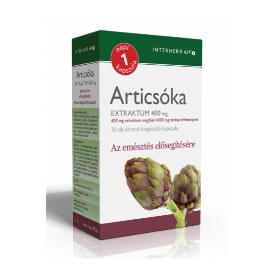 Interherb Napi 1 Articsóka Extraktum Kapszula 30db