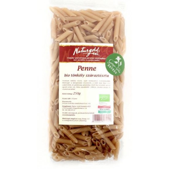 Naturgold Bio Tönköly Fehér Tészta Penne 250g