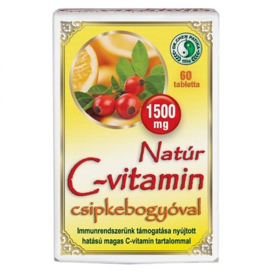 Dr.Chen Natúr C-Vitamin 1500mg Csipkebogyóval 60db