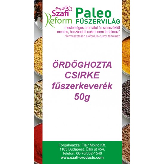 Szafi Reform Paleo Ördöghozta Csirke Fűszerkeverék 50g