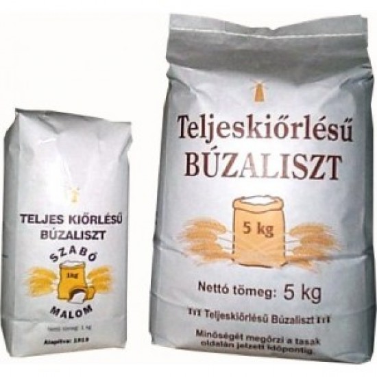 Szabó Malom Bl200 Teljes Kiőrlésű Búzaliszt 5kg