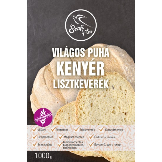 Szafi Free Gluténmentes Világos Puha Kenyér Lisztkeverék 1000 G