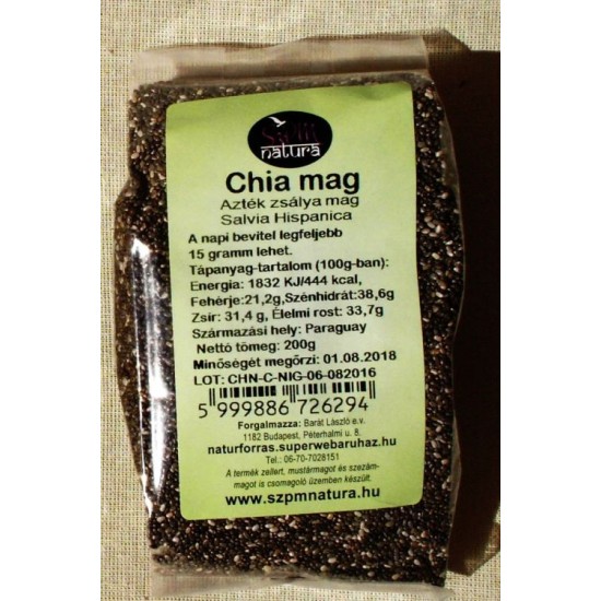 Szpm Natura Chia Mag 200 G