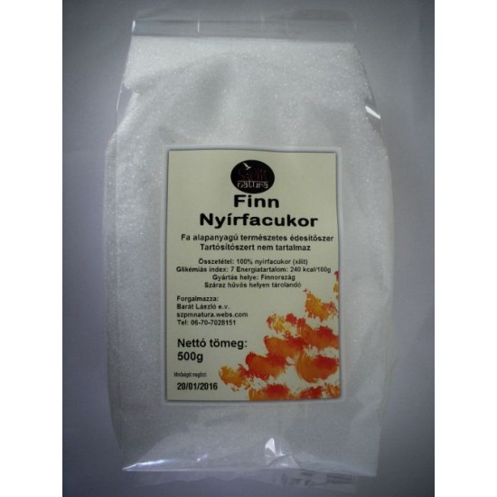 Szpm Natura Finn Nyírfacukor 500 G