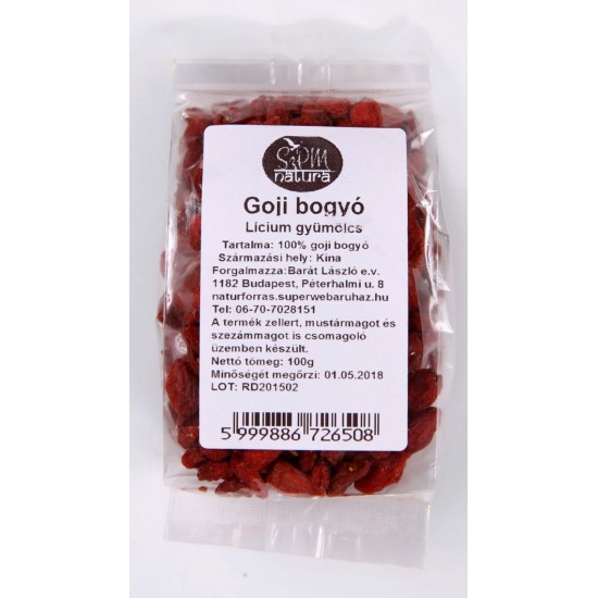 Szpm Natura Goji Bogyó 100 G