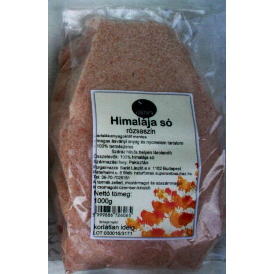 Szpm Natura Himalájasó Rózsaszín Finom 1000 G