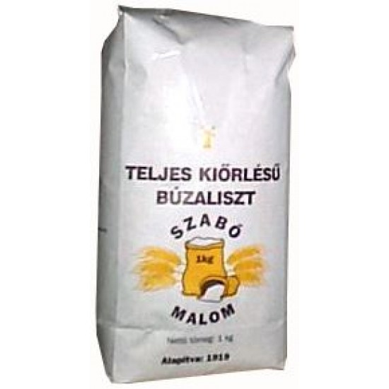 Szabó Malom Bl200 Teljes Kiőrlésű Búzaliszt 1kg