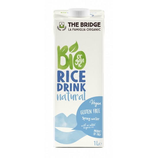 The Bridge Bio Glutén- és Cukormentes Rizsital Natúr (17%) 1000ml