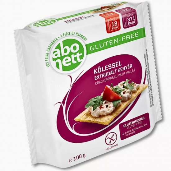 Abonett Gluténmentes Extrudált Kenyér Kölessel 100g