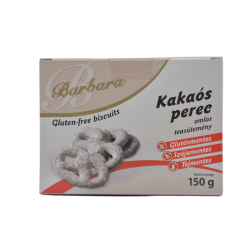 Barbara Gluténmentes Kakaós Perec 150g Barbara Gluténmentes Kakaós Perec 150g