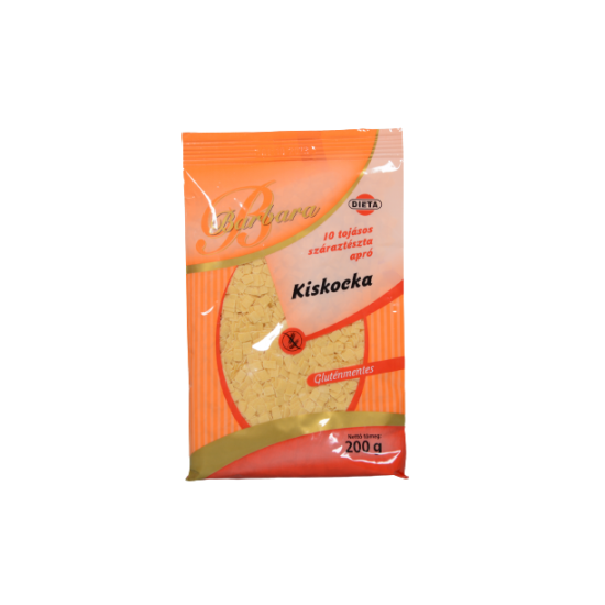 Barbara Gluténmentes Tészta Kiskocka 200g
