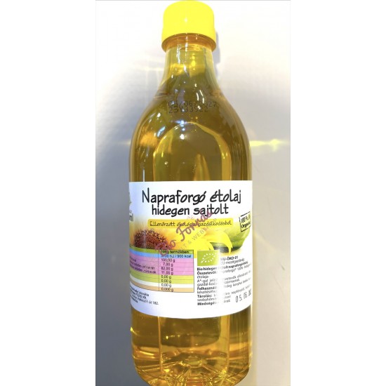 Piszkei Bio Hidegensajtolt Napraforgó Olaj 1L