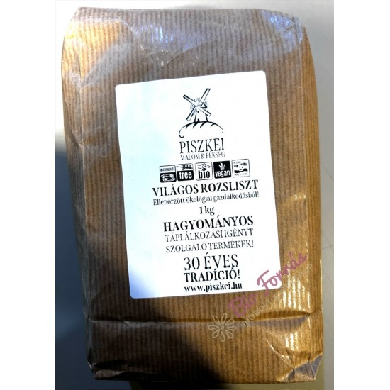 Piszkei Bio Világos Rozsliszt 1kg