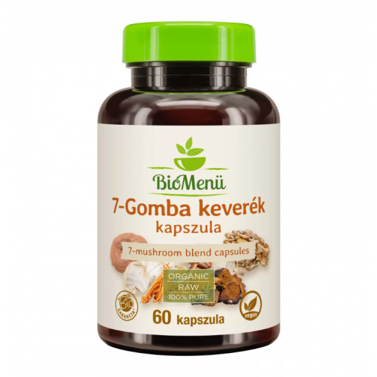 Biomenü Bio 7 Gomba Keverék Kapszula Vegán 60db