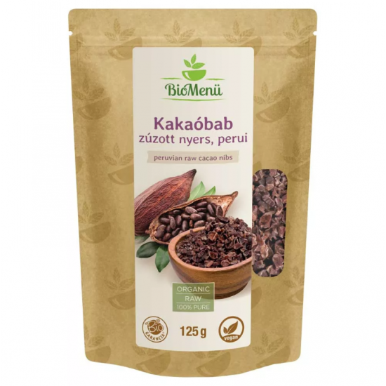 Biomenü Bio Kakaóbab Zúzott Nyers 125g 