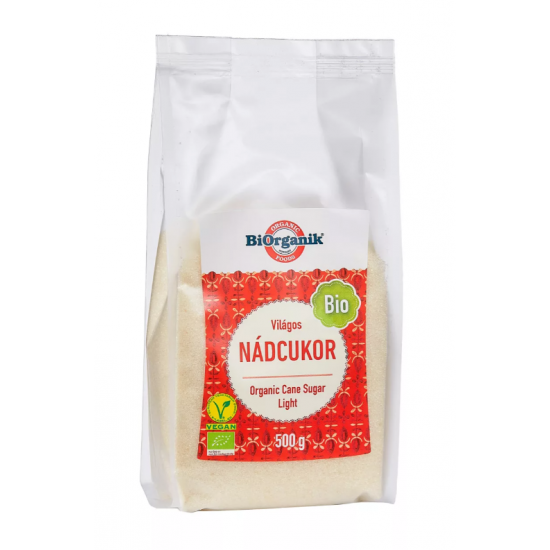 Biorganik Bio Nádcukor Világos 500g