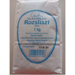 Csuta Teljes Kiőrlésű Rozsliszt 1kg