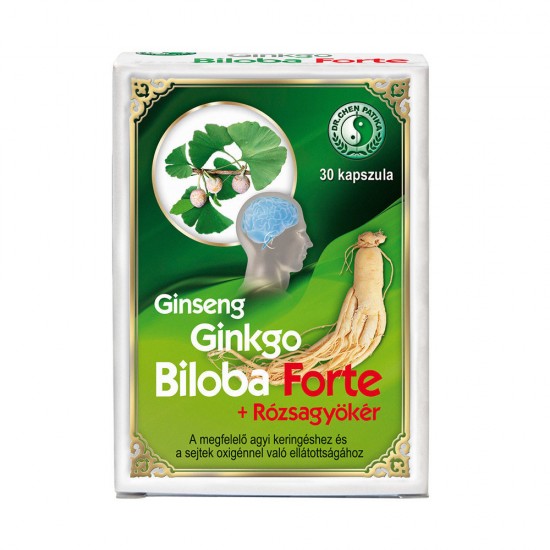 Dr.Chen Ginseng Ginkgo Biloba Forte + Rózsagyökér 30 Db
