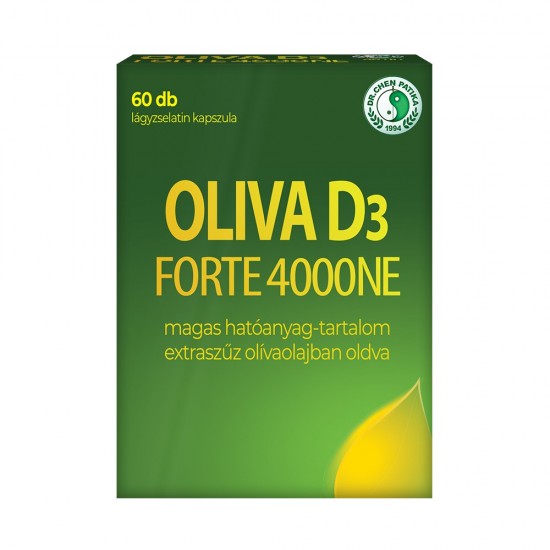 Dr.Chen D3 Forte 4000 NE Olivaolajos Kapszula 60db