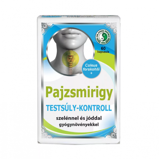 Dr.Chen Pajzsmirigy Testsúly Kontroll Szelénnel és Jóddal Kapszula 60db
