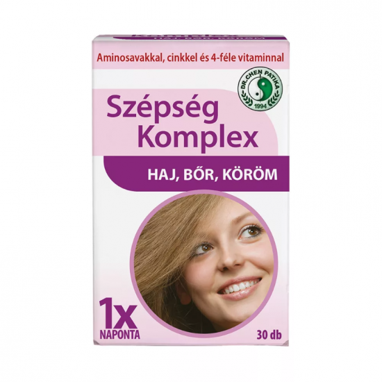 Dr.Chen Szépség Komplex Haj Bőr Köröm Napi 1 Kapszula 30db