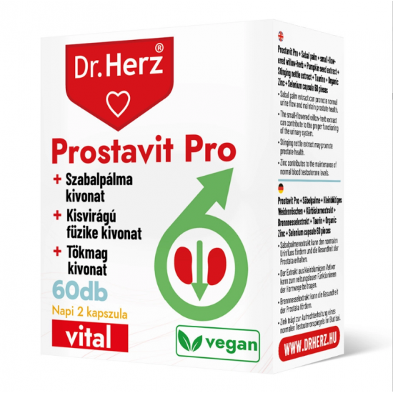 Dr. Herz Prostavit Pro Vegán Kapszula 60db