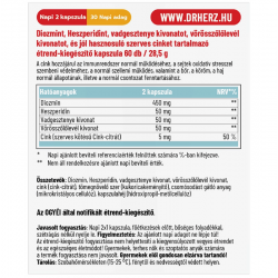 Dr.Herz Diozmin Heszperidin 500mg Kapszula 60db