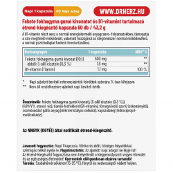 Dr.Herz Fekete Fokhagyma 500mg Kapszula 50db