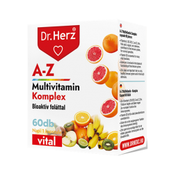 Dr.Herz A-Z Multivitamin Komplex Bioaktív Foláttal Kapszula 60db