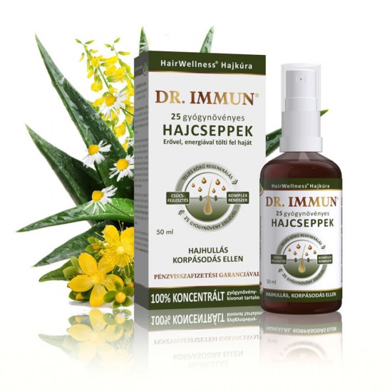 Dr.Immun 25 Gyógynövényes Hajcseppek 50ml