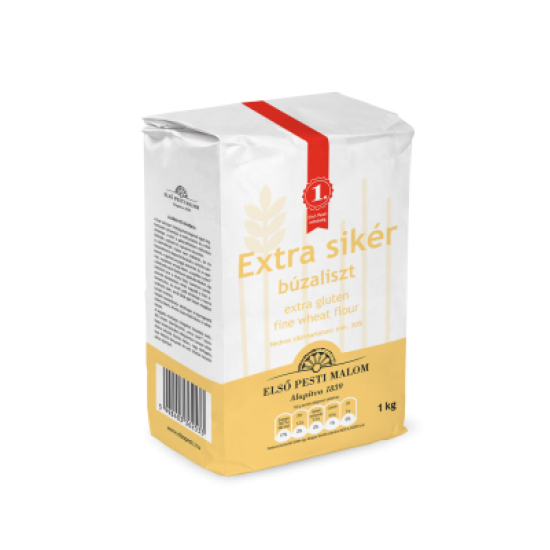 Első Pesti Malom Extra Sikér tartalmú Búzaliszt 1kg 