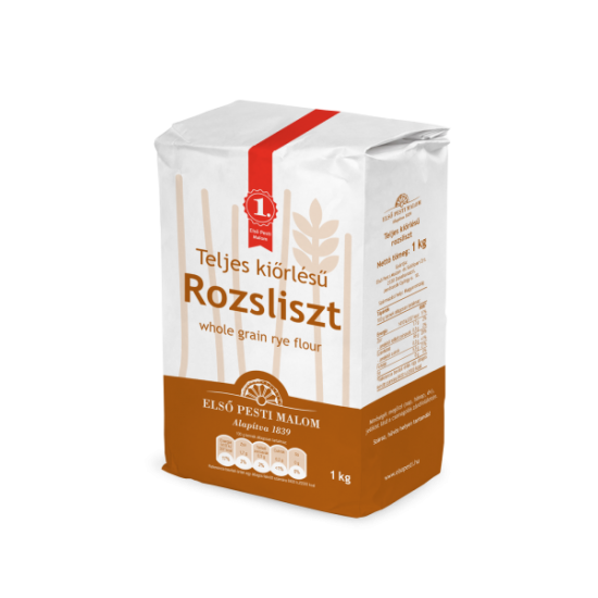 Első Pesti Malom Teljes Kiőrlésű Rozsliszt Rl-190 1000g