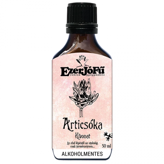 Ezerjófű Articsóka Kivonat Alkoholmentes 50ml