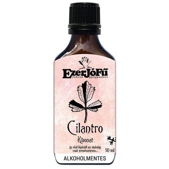 Ezerjófű Cilantro Kivonat (Koriander) Alkoholmentes 50ml 