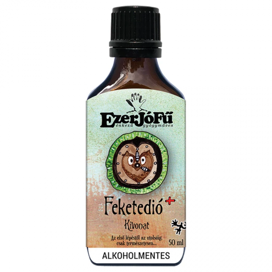 Ezerjófű Feketedió+ Kivonat Alkoholmentes 50ml