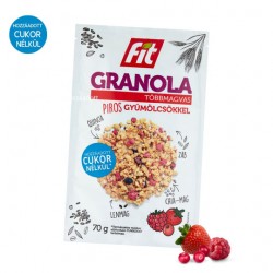 Fit Reggeli Granola Többmagvas Piros Gyümölcsökkel 70g
