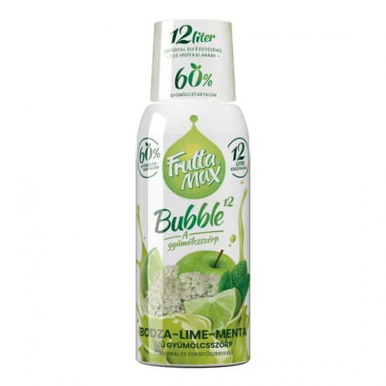 Frutta Max Bubble Bodza - Lime - Menta Szörp 500ml