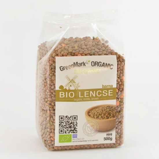 Greenmark Bio Barna Lencse 500g