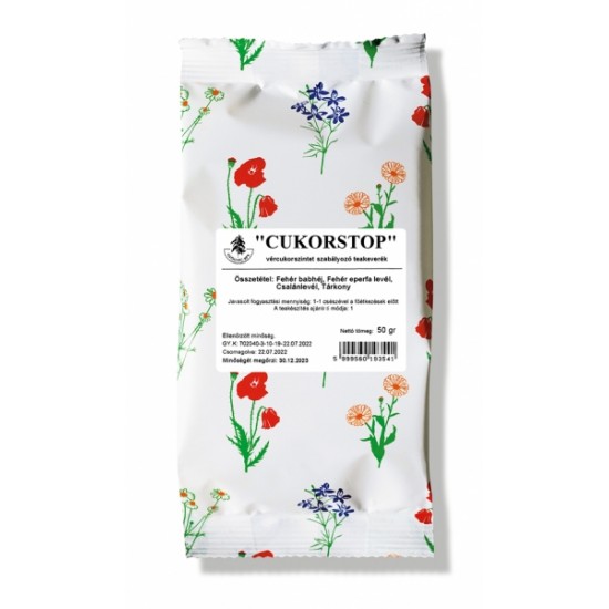 Gyógyfű Tea Cukor Stop Szálas 50g