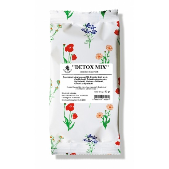 Gyógyfű Tea Detox Mix Vesevédő Szálas 50g