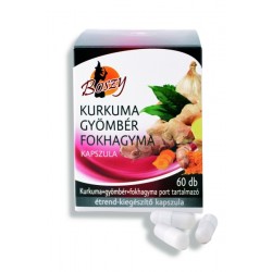 Boszy Kurkuma Gyömbér Fokhagyma Kapszula 60db