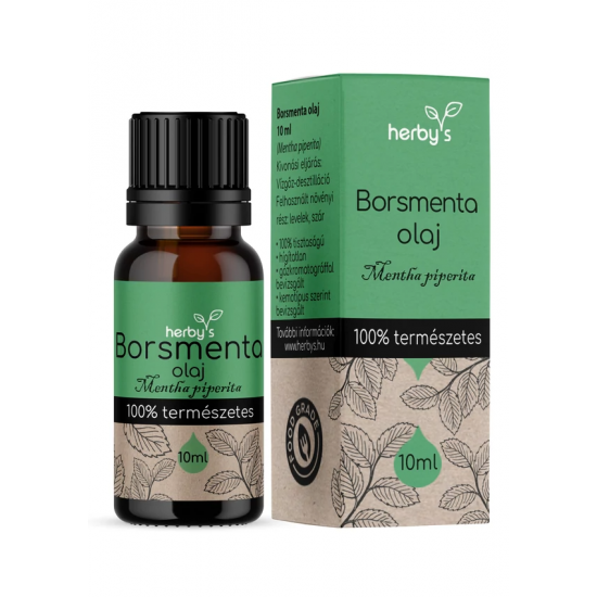 Herby's 100% Borsmenta Illóolaj 10ml