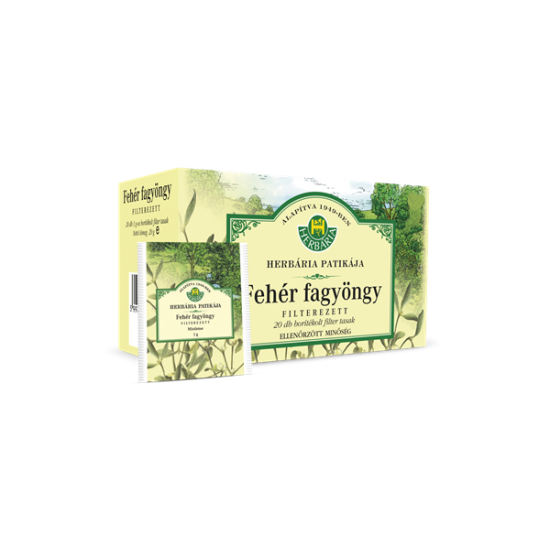 Herbária Tea Fehér Fagyöngy Filteres 20db