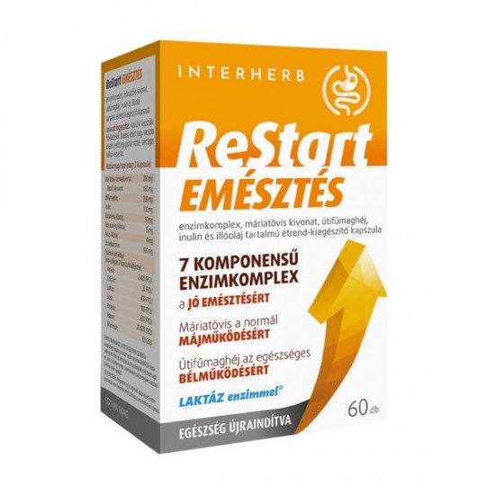 Interherb Restart Emésztés Kapszula 60db