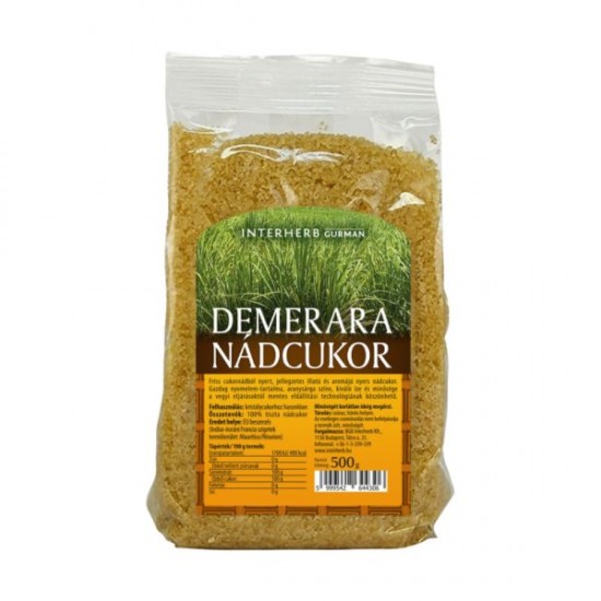 Interherb Gourman Demerara Nádcukor 500g