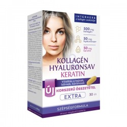 Interherb Kollagén Hyaluronsav Extra +15 Összetevővel Kapszula 30db