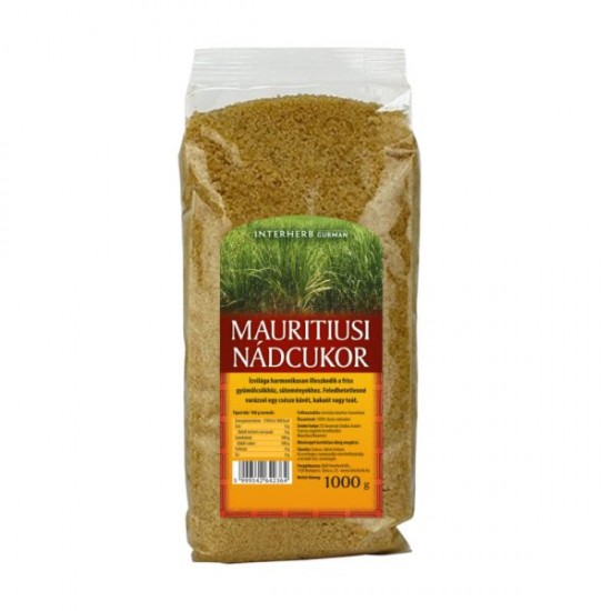 Interherb Mauritiusi Nádcukor 1000g